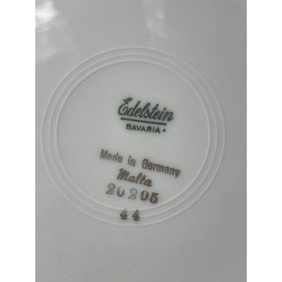 Edelstein Bavaria Made In Germany Malta Plate 20205 White 10” Dinner Plate (4) - Picture 3 of 4